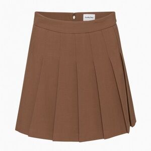 BROWN ARITZIA SUNDAY BEST TENNIS SKIRT